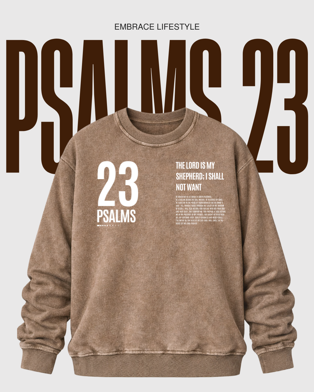Psalm 23 Crewneck Sweatshirt