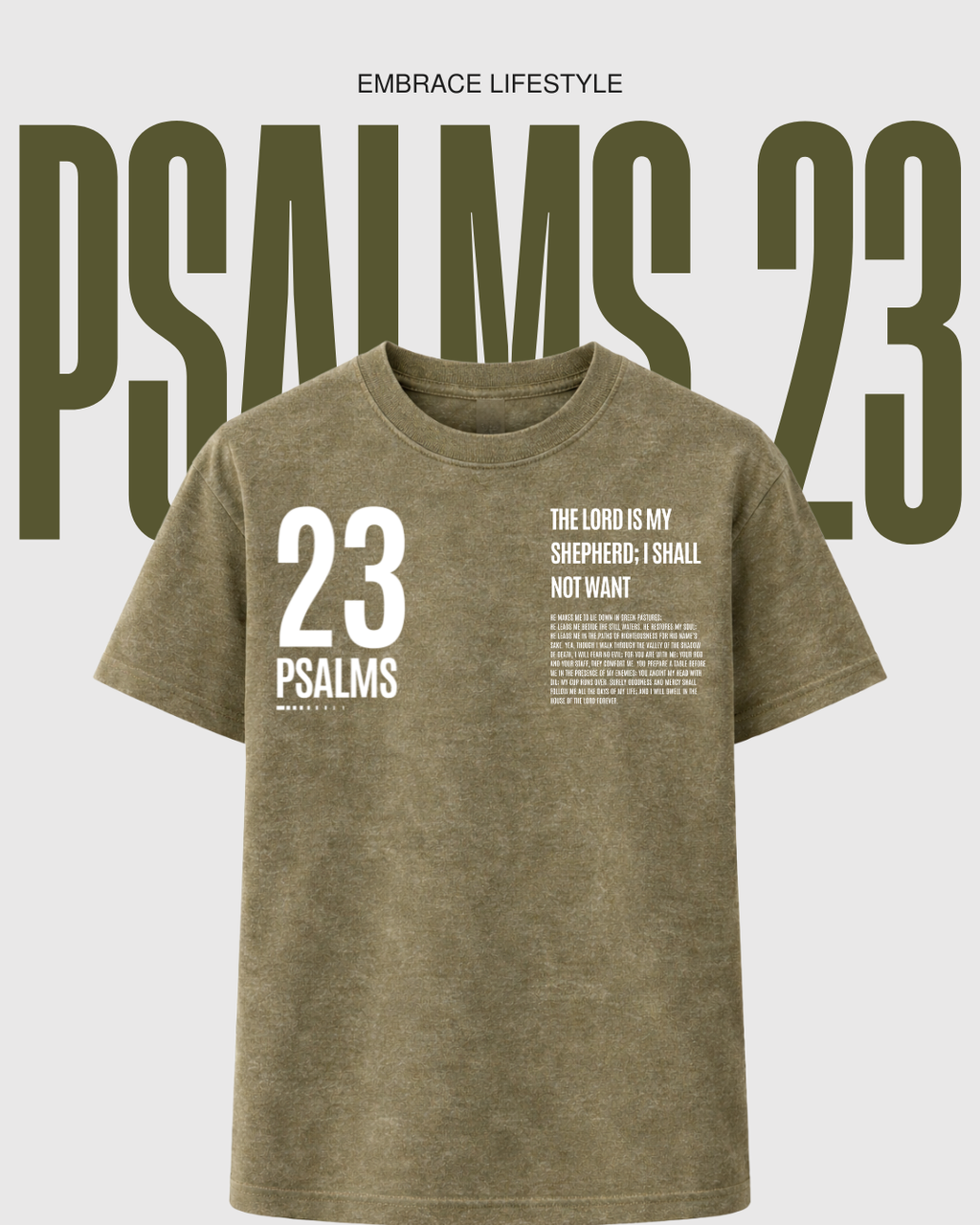 Psalms 23 T-Shirt