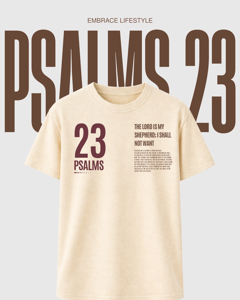 Psalms 23 T-Shirt