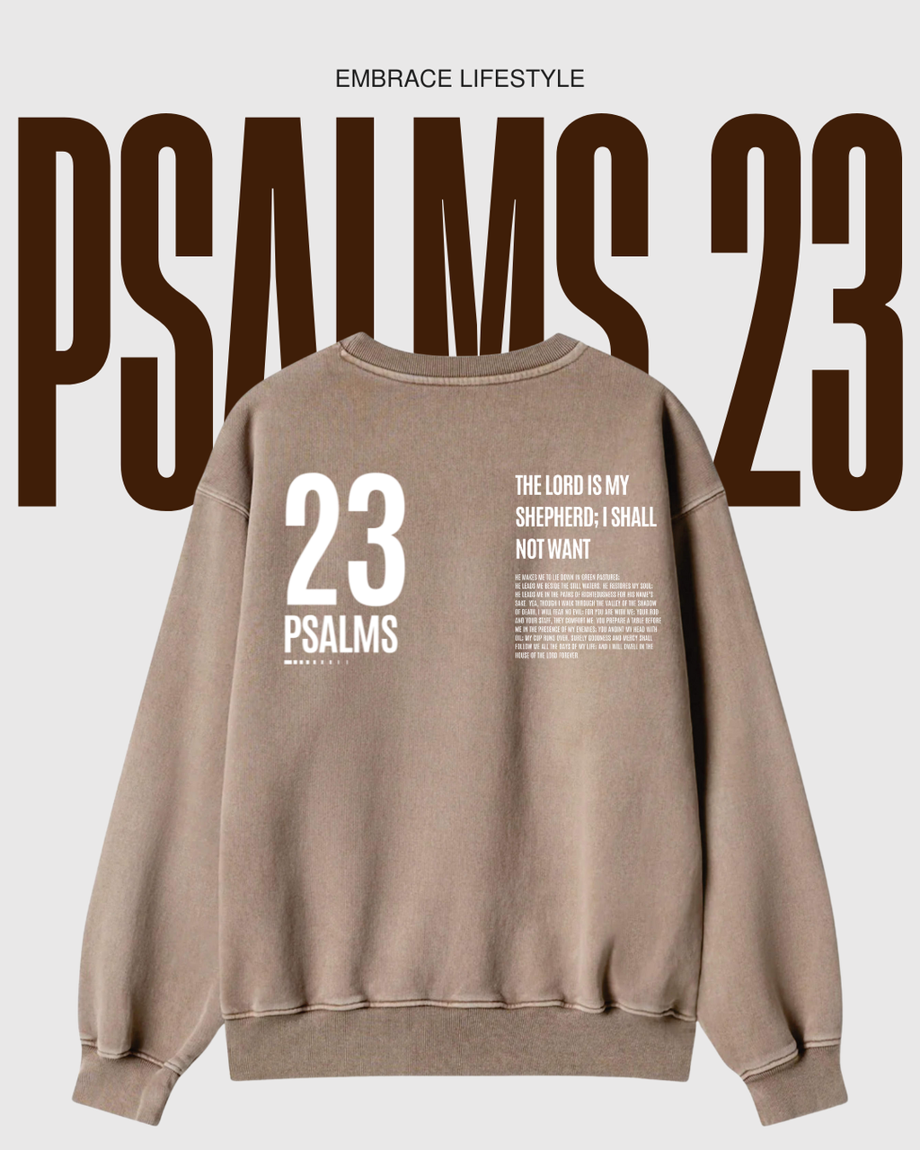 Psalm 23 Crewneck Sweatshirt