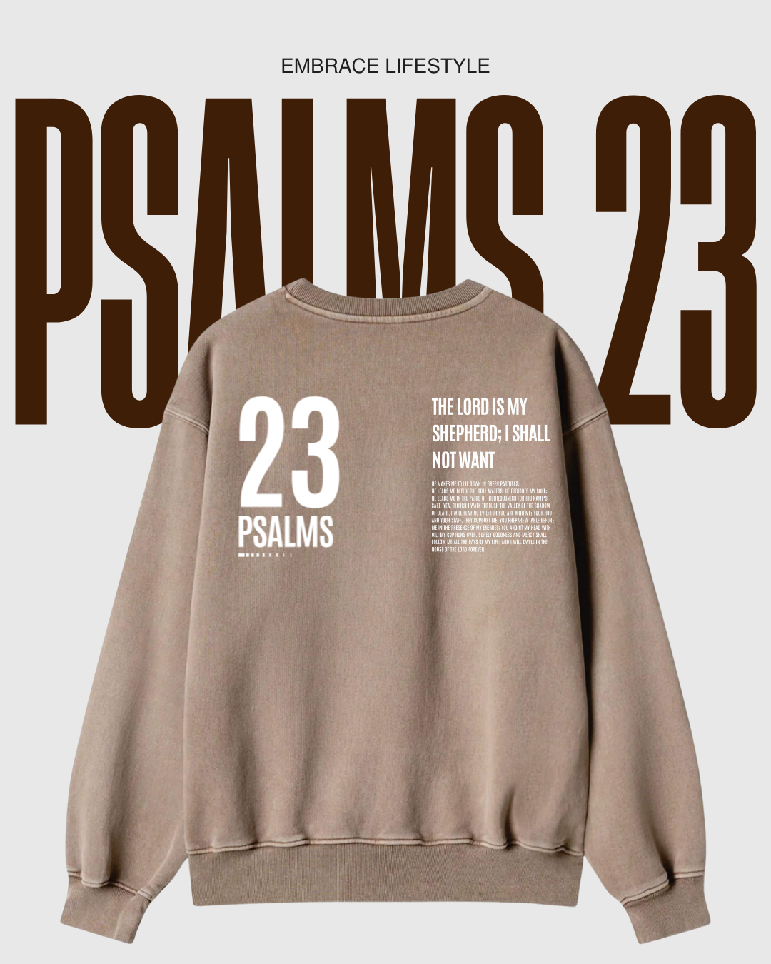 Psalm 23 Crewneck Sweatshirt