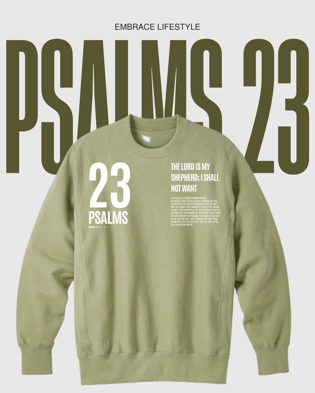 Psalm 23 Crewneck Sweatshirt