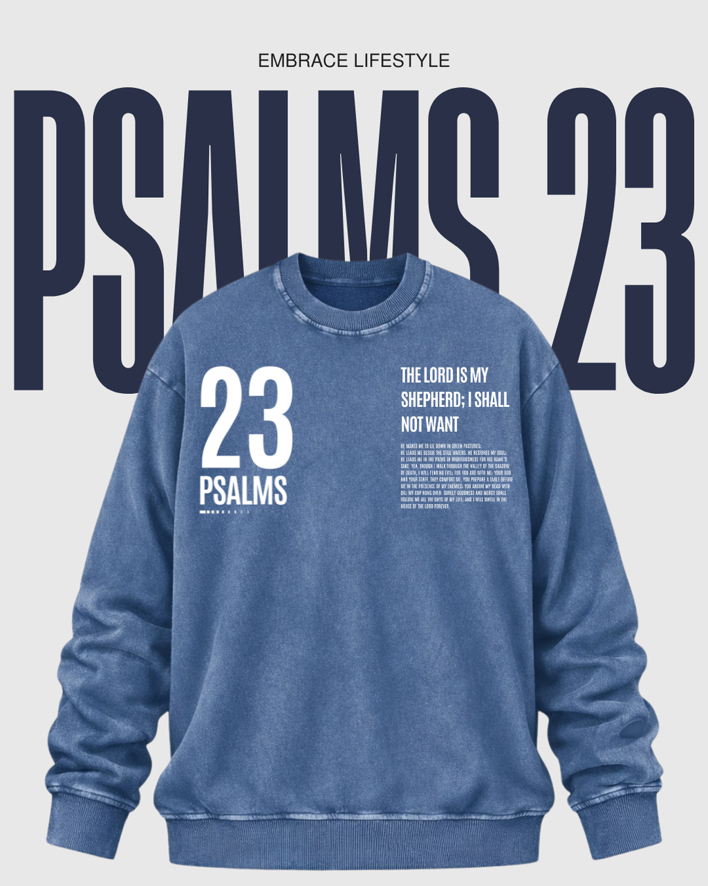 Psalm 23 Crewneck Sweatshirt