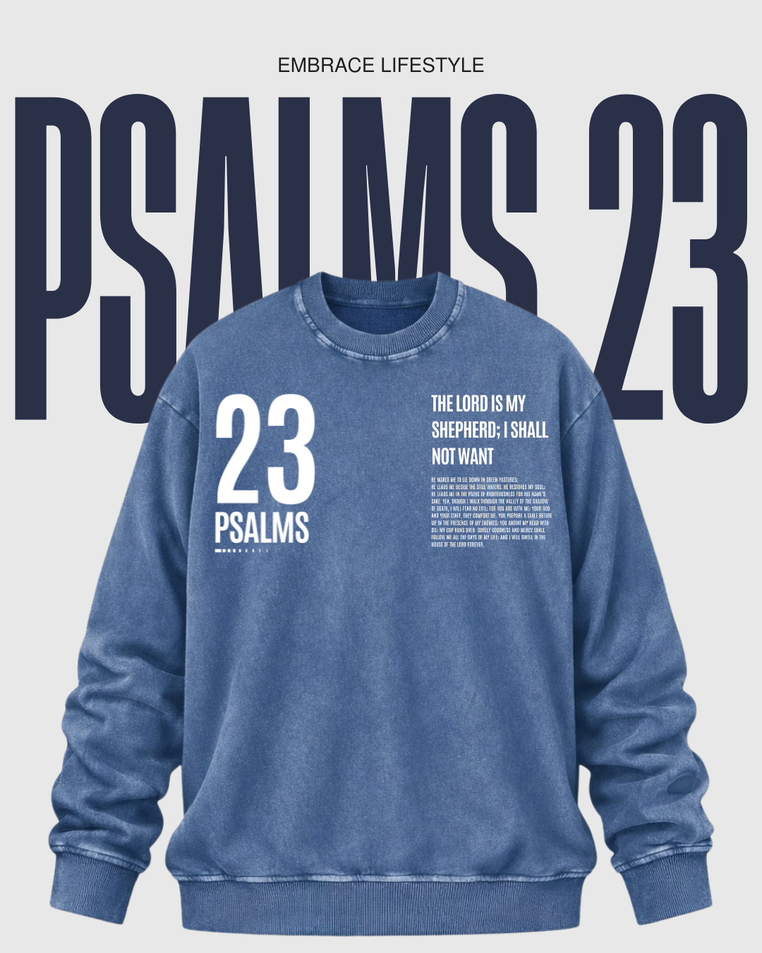 Psalm 23 Crewneck Sweatshirt